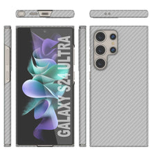 Cargar imagen en el visor de la galería, Galaxy S24 Ultra Case, Punkcase Carbon -Walfield, Servicio pesado y cubierta ultra delgada [a prueba de choques] [no slip] [blanco]
