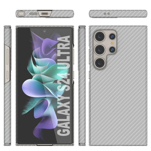Galaxy S24 Ultra Case, Punkcase Carbon -Walfield, Servicio pesado y cubierta ultra delgada [a prueba de choques] [no slip] [blanco]