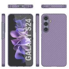 Cargar imagen en el visor de la galería, Case Galaxy S24, Punkcase Carbonalfield, Servicio pesado y cubierta ultra delgada [a prueba de choque] [no deslizamiento] [lila]
