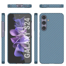 Cargar imagen en el visor de la galería, Case Galaxy S24, Punkcase Carbonalfield, Servicio pesado y cubierta ultra delgada [a prueba de choques] [no deslizamiento] [azul claro]

