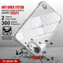 Load image into Gallery viewer, Punkcase iPhone 16E Case de carga inalámbrica magnética [Serie ClearMag] [Clear]

