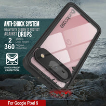 Cargar imagen en el visor de la galería, Caso impermeable de Google Pixel 9, cubierta de armadura punkcase [serie extrema] con protector de pantalla incorporado [rojo]
