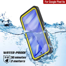 Cargar imagen en el visor de la galería, Caso impermeable de Google Pixel 9a, cubierta de armadura punkcase [serie extrema] con protector de pantalla incorporado [amarillo]
