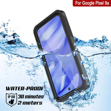 Cargar imagen en el visor de la galería, Caso impermeable de Google Pixel 9a, cubierta de armadura punkcase [serie extrema] con protector de pantalla incorporado [negro]

