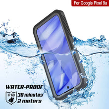 Cargar imagen en el visor de la galería, Caso impermeable de Google Pixel 9a, cubierta de armadura punkcase [serie extrema] con protector de pantalla incorporado [azul marino]
