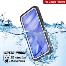 Cargar imagen en el visor de la galería, Caso impermeable de Google Pixel 9a, cubierta de armadura punkcase [serie extrema] con protector de pantalla incorporado [blanco]
