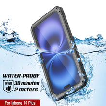 Cargar imagen en el visor de la galería, iPhone 16 Plus Metal Extreme 3.0 Serie Estuche impermeable aluminio IP68 w/buillt en la pantalla Protector y Kickstand [Silver]
