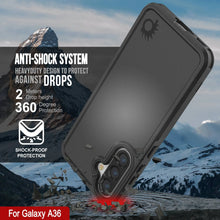 Load image into Gallery viewer, Punkcase Galaxy A36 Case, [Serie Spartan 2.0] Carrera de servicio pesado resistente [negro]
