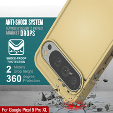 Cargar imagen en el visor de la galería, Punkcase Google Pixel 9 Pro XL Case, [Serie Spartan 2.0] Cubierta de servicio pesado transparente con protector de pantalla incorporado [Amarillo]
