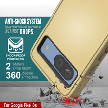 Load image into Gallery viewer, Funda PunkCase para Google Pixel 9, [Serie Spartan 2.0], transparente, resistente y duradera, con protector de pantalla incorporado [amarillo]
