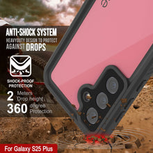 Cargar imagen en el visor de la galería, Galaxy S25+ Plus impermeable estuche Punkcase Studstar Pink delgada de 6.7 pies IP68 IP68 Prueba de choque/nieve
