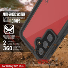 Cargar imagen en el visor de la galería, Galaxy S25+ Plus impermeable estuche punkcase studstar roja delgada 6.7 pies IP68 IP68 Choque/prueba de nieve
