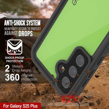 Load image into Gallery viewer, Galaxy S25+ Plus estuche impermeable Punkcase Studstar Verde luz delgada de 6.7 pies IP68 Improbas de choque
