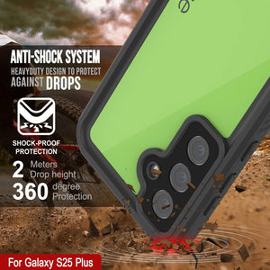 Galaxy S25+ Plus estuche impermeable Punkcase Studstar Verde luz delgada de 6.7 pies IP68 Improbas de choque