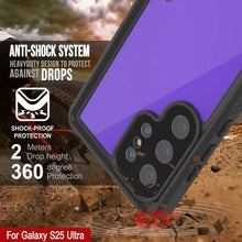 Cargar imagen en el visor de la galería, Galaxy S25 Ultra Water Water Water Punkcase Studstar Purple Fin 6.6 pies IP68 IP68 Probas de choque/nieve
