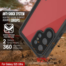 Cargar imagen en el visor de la galería, Galaxy S25 Ultra Water Water Water Punkcase Studstar Red Thin 6.6 pies IP68 IP68 Prueba de choque/nieve

