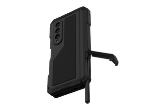 Funda de metal Galaxy Z Fold4, cubierta armadura de grado militar resistente, cuerpo completo duro [Neón]