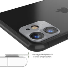 Load image into Gallery viewer, Punkcase iPhone 11 Camera Protector Ring [Silver] (Color in image: Black)
