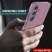 Load image into Gallery viewer, Case de Galaxy S24 Plus, Punkcase Carbon -Shield, Heavy Duty y Ultra Fin Cover [Propapop -intensidad] [Non Slip] [Pink]
