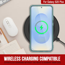 Cargar imagen en el visor de la galería, Funda para Galaxy S25 Plus [Serie de acrílico transparente] [Antideslizante] Para Galaxy S25 Plus [Verde azulado]
