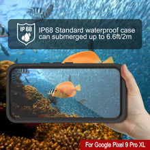 Cargar imagen en el visor de la galería, Caso impermeable de Google Pixel 9 Pro XL, Punkcase [Extreme Series] Armor Cover con protector de pantalla incorporado [negro]
