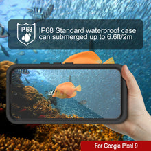 Cargar imagen en el visor de la galería, Caso impermeable de Google Pixel 9, cubierta de armadura punkcase [serie extrema] con protector de pantalla incorporado [negro]
