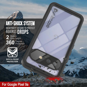 Caso impermeable de Google Pixel 9a, cubierta de armadura punkcase [serie extrema] con protector de pantalla incorporado [blanco]