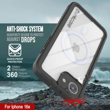 Load image into Gallery viewer, Caso impermeable del iPhone 16E, Punkcase [Extreme Mag Series] Cubierta de armadura con protector de pantalla incorporado [rojo]
