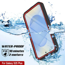Cargar imagen en el visor de la galería, Funda protectora de pantalla para Galaxy S25+ Plus resistente al agua y a los golpes [Serie Extreme] [Roja]
