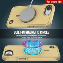 Load image into Gallery viewer, Punkcase iPhone 16E Case, [Serie Spartan 2.0] Carrera de servicio pesado resistente con protector de pantalla incorporado [Amarillo]
