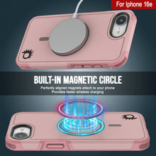 Load image into Gallery viewer, Punkcase iPhone 16E Case, [Serie Spartan 2.0] Carrera de servicio pesado resistente con protector de pantalla incorporado [rosa]
