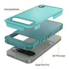 Cargar imagen en el visor de la galería, Punkcase Google Pixel 9 Pro Case, [Serie Spartan 2.0] Carrera de servicio pesado resistente con protector de pantalla incorporado [azul]
