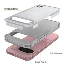 Cargar imagen en el visor de la galería, Punkcase Google Pixel 9 Case, [Serie Spartan 2.0] Cubierta de servicio pesado resistente con protector de pantalla incorporado [blanco]
