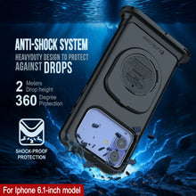 Load image into Gallery viewer, Punkcase Universal 2.0 Teléfono impermeable para 6.1–6.3 &quot;[negro]
