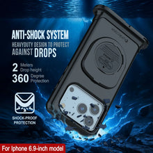 Load image into Gallery viewer, Punkcase Universal 2.0 Teléfono impermeable para 6.7–6.9 &quot;[negro]
