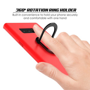 Galaxy Note 8 Case, Punkcase Magnetix Protective TPU Cover W/ Kickstand, Screen Protector [Red] (Color in image: blue)