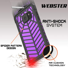 Cargar imagen en el visor de la galería, Funda resistente al agua para Galaxy Note FE, serie WEBSTER de Punkcase, color púrpura | Cubierta de armadura resistente
