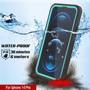 WATER-PROOF .- P68 30 minutes df C 6 meters For Iphone 14-Pro (Color in image: Black)
