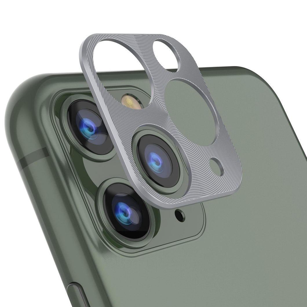 Punkcase iPhone 11 Pro Max Camera Protector Ring [Silver] (Color in image: Silver)