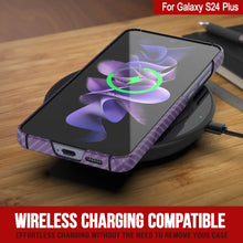 Load image into Gallery viewer, Case de Galaxy S24 Plus, Punkcase Carbon -Wield, Servicio pesado y cubierta ultra delgada [a prueba de choques] [no slip] [púrpura]
