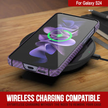 Cargar imagen en el visor de la galería, Case Galaxy S24, Punkcase Carbonalfield, Sesh Duty y Ultra Fin Cover [a prueba de choques] [no deslizamiento] [Púrpura]
