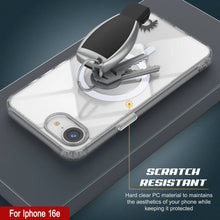 Load image into Gallery viewer, Punkcase iPhone 16E Case de carga inalámbrica magnética [Serie ClearMag] [Clear]
