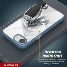 Cargar imagen en el visor de la galería, Punkcase iPhone 16E Case de carga inalámbrica magnética [Serie ClearMag] [Armada]
