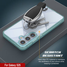 Load image into Gallery viewer, Funda para Galaxy S25 [Serie de acrílico transparente] [Antideslizante] Para Galaxy S25 [Verde azulado]
