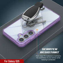 Load image into Gallery viewer, Funda para Galaxy S25 [Serie de acrílico transparente] [Antideslizante] Para Galaxy S25 [Morado]
