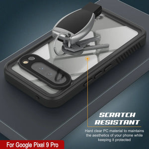 Caso impermeable de Google Pixel 9 Pro, cubierta de armadura punkcase [serie extrema] con protector de pantalla incorporado [azul marino]