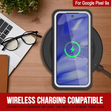 Cargar imagen en el visor de la galería, Caso impermeable de Google Pixel 9a, cubierta de armadura punkcase [serie extrema] con protector de pantalla incorporado [blanco]
