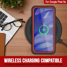 Cargar imagen en el visor de la galería, Caso impermeable de Google Pixel 9a, cubierta de armadura punkcase [serie extrema] con protector de pantalla incorporado [rojo]
