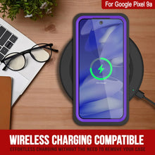 Cargar imagen en el visor de la galería, Caso impermeable de Google Pixel 9a, cubierta de armadura punkcase [serie extrema] con protector de pantalla incorporado [púrpura]
