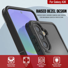 Load image into Gallery viewer, Punkcase Galaxy A36 Case, [Serie Spartan 2.0] Carrera de servicio pesado resistente [negro]
